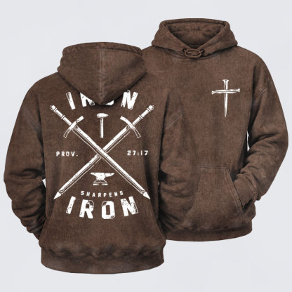 Washed Hoodie  - Iron Sharpens Iron