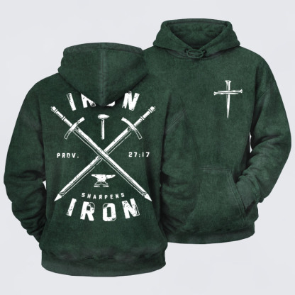 Washed Hoodie  - Iron Sharpens Iron