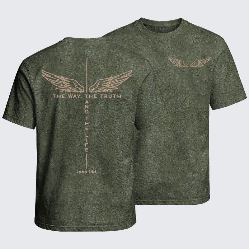 Washed T-Shirt - The Way The Truth The Life