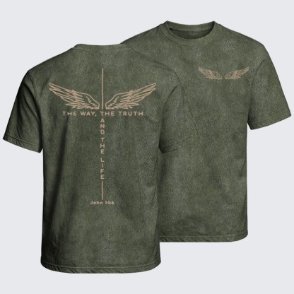 Washed T-Shirt - The Way The Truth The Life