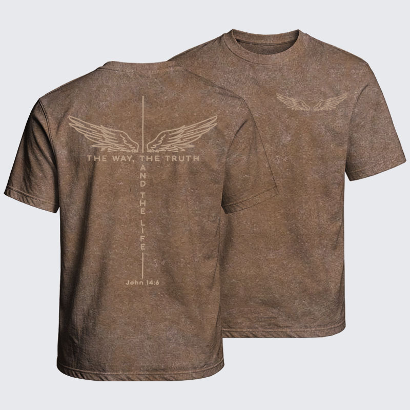 Washed T-Shirt - The Way The Truth The Life