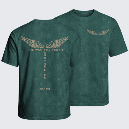 Washed T-Shirt - The Way The Truth The Life