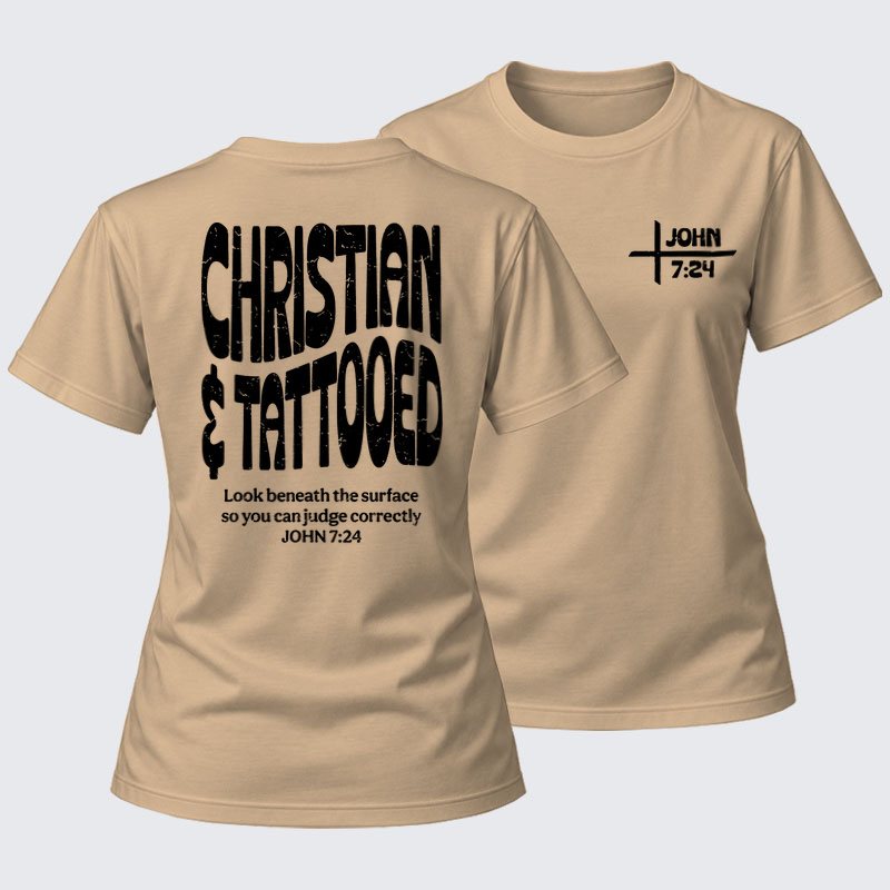 Women's T-shirts   - Christian & Tattooed   