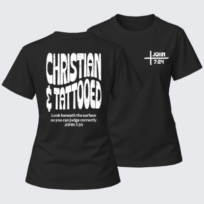 Women's T-shirts   - Christian & Tattooed   