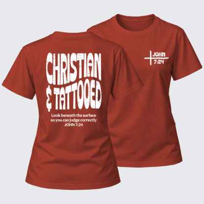 Women's T-shirts   - Christian & Tattooed   