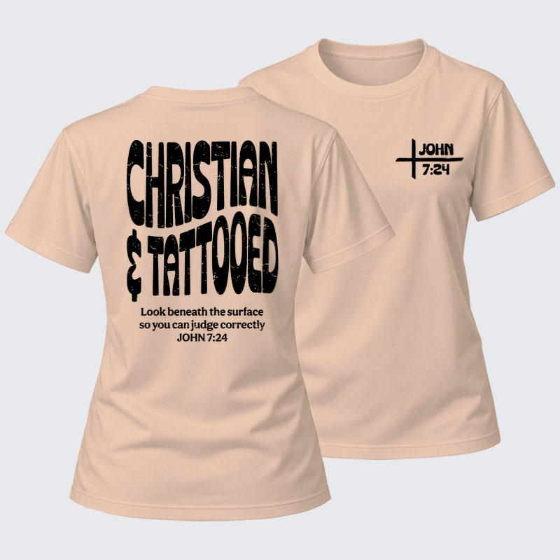 Women's T-shirts   - Christian & Tattooed   