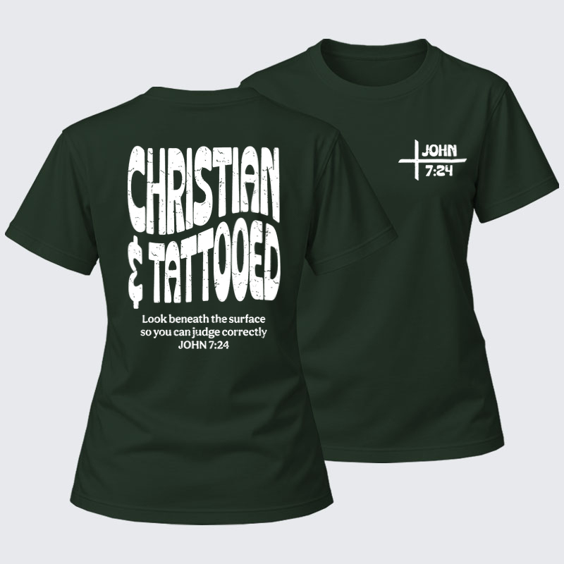 Women's T-shirts   - Christian & Tattooed   