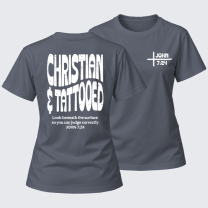 Women's T-shirts   - Christian & Tattooed   