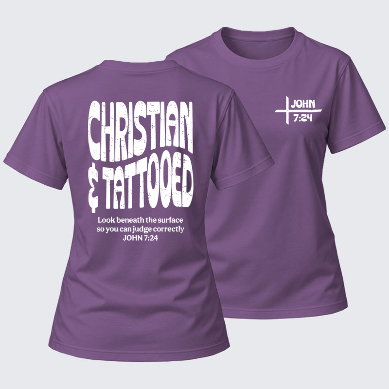 Women's T-shirts   - Christian & Tattooed   