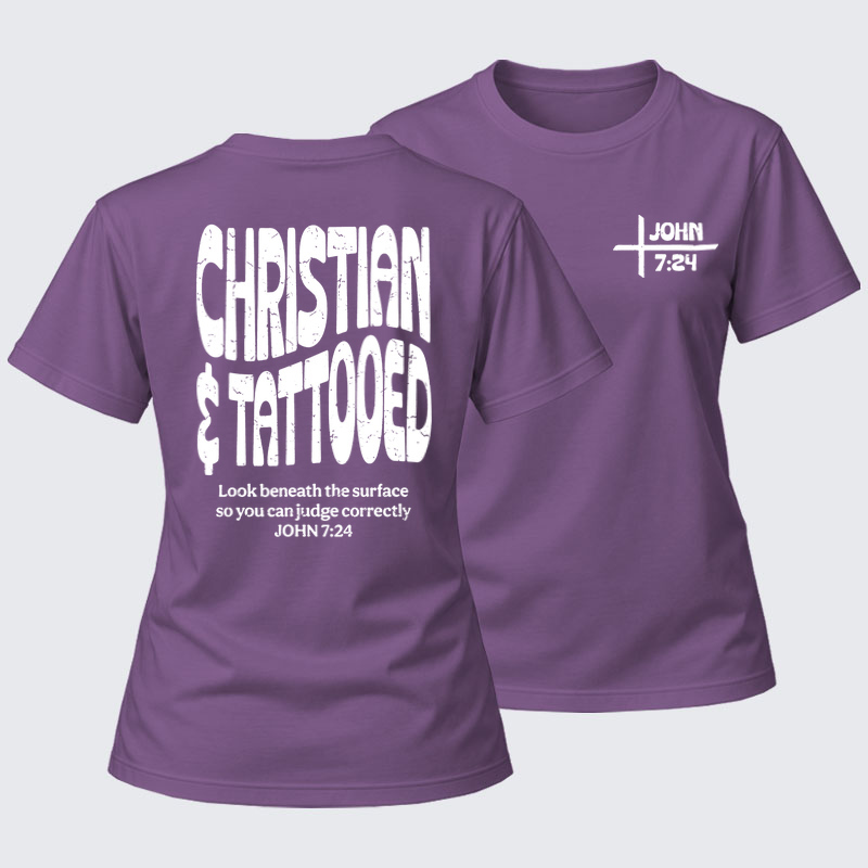 Women's T-shirts   - Christian & Tattooed   