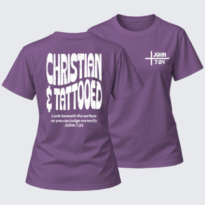 Women's T-shirts   - Christian & Tattooed   