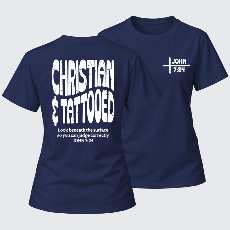 Women's T-shirts   - Christian & Tattooed   