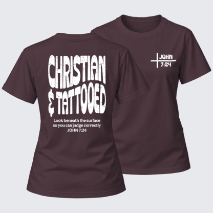 Women's T-shirts   - Christian & Tattooed   
