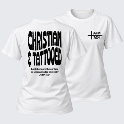 Women's T-shirts   - Christian & Tattooed   