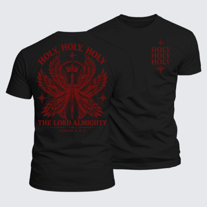 Luxe Mercerized Cotton Tee - Holy, Holy, Holy Is The Lord God Almighty