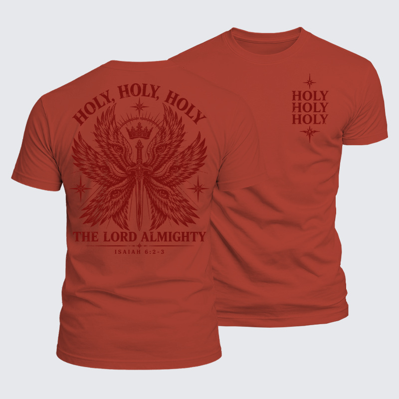 Luxe Mercerized Cotton Tee - Holy, Holy, Holy Is The Lord God Almighty
