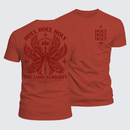 Luxe Mercerized Cotton Tee - Holy, Holy, Holy Is The Lord God Almighty