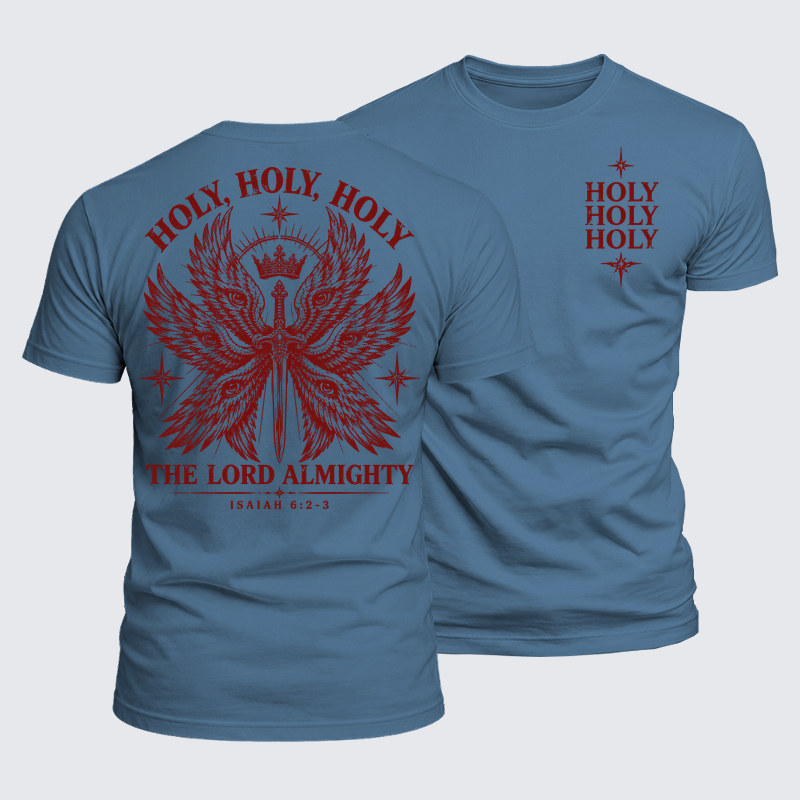Luxe Mercerized Cotton Tee - Holy, Holy, Holy Is The Lord God Almighty