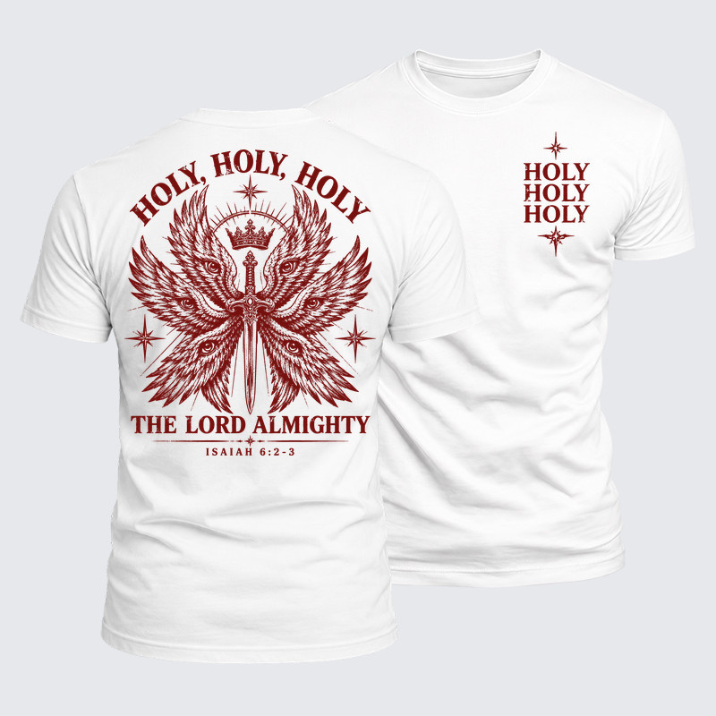 Luxe Mercerized Cotton Tee - Holy, Holy, Holy Is The Lord God Almighty