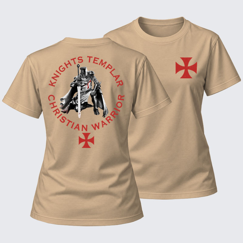 Women's T-shirts - Knights Templar Templar Cross Crusader Knight    
