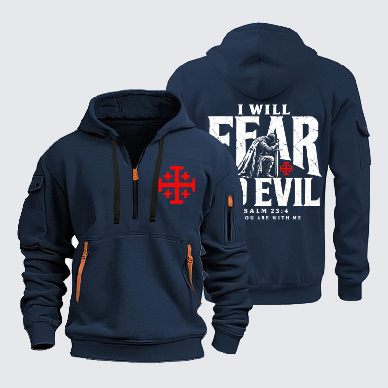 Zipper Hoodies –I Will Fear No Evil – Psalm 23:4