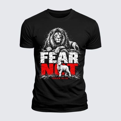 [Copy]Luxe Mercerized Cotton Tee - Fear Not Isaiah 41:10