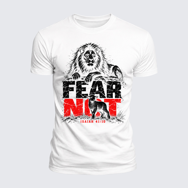 [Copy]Luxe Mercerized Cotton Tee - Fear Not Isaiah 41:10