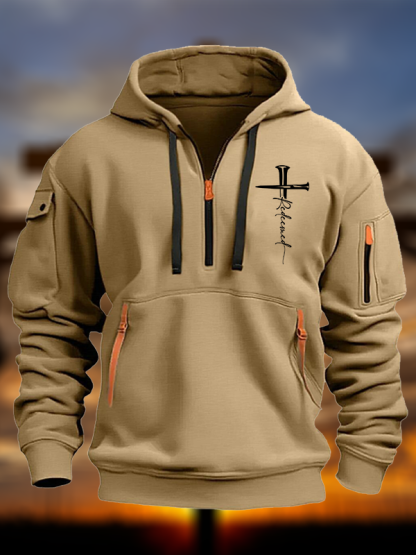 Cross Redeemed Zipper Hoodies