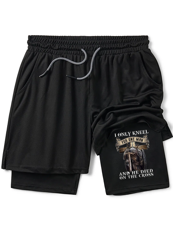 I Only Kneel for One Man Christian Performance Shorts