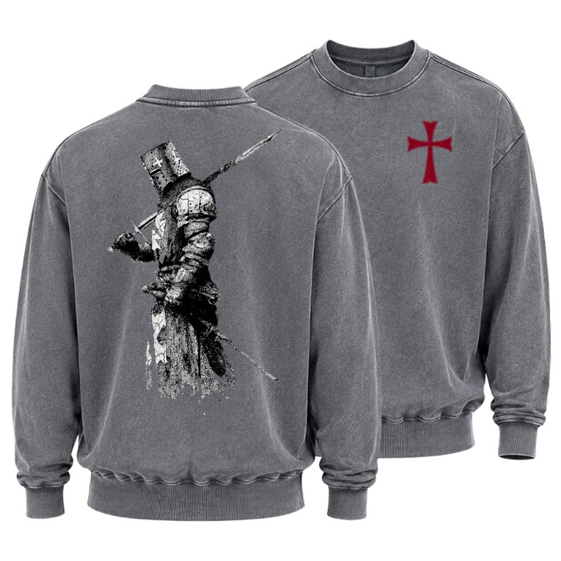 Washed Sweatshirt - Armor of God