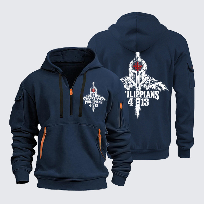 Zipper Hoodies –Philippians 4:13