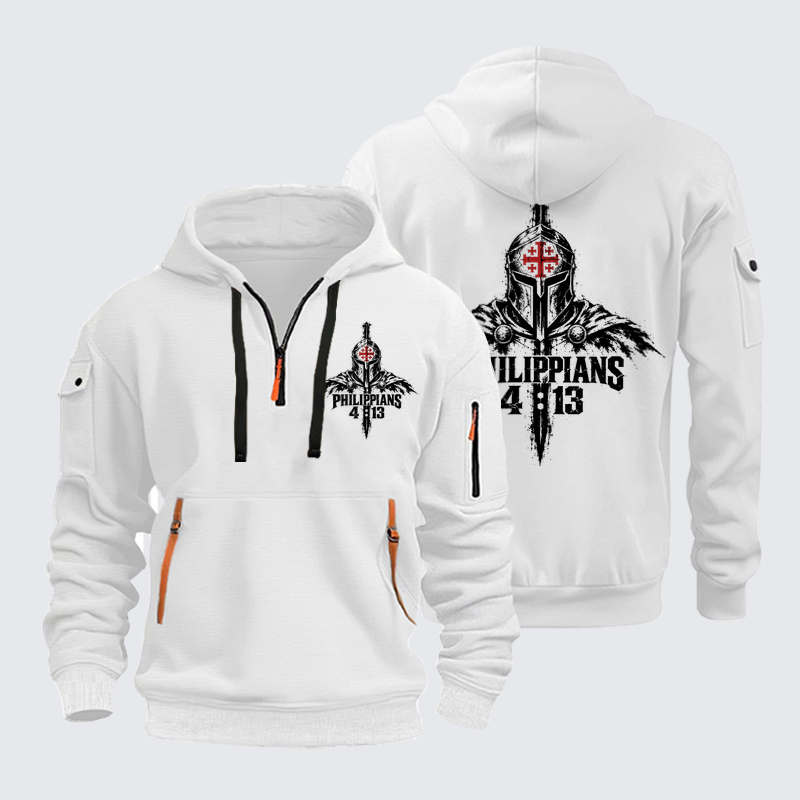 Zipper Hoodies –Philippians 4:13