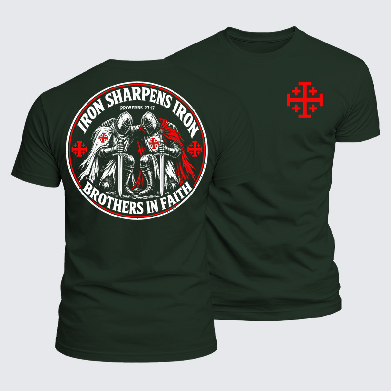 Luxe Mercerized Cotton Tee - Iron Sharpens Iron Brothers In Faith