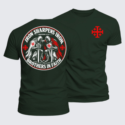 Luxe Mercerized Cotton Tee - Iron Sharpens Iron Brothers In Faith