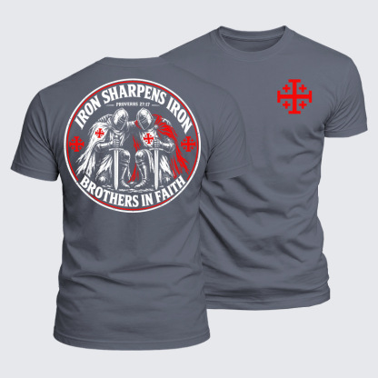 Luxe Mercerized Cotton Tee - Iron Sharpens Iron Brothers In Faith