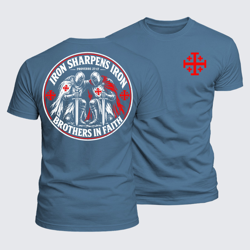 Luxe Mercerized Cotton Tee - Iron Sharpens Iron Brothers In Faith