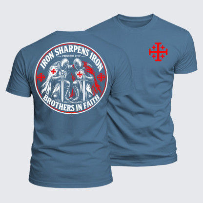Luxe Mercerized Cotton Tee - Iron Sharpens Iron Brothers In Faith
