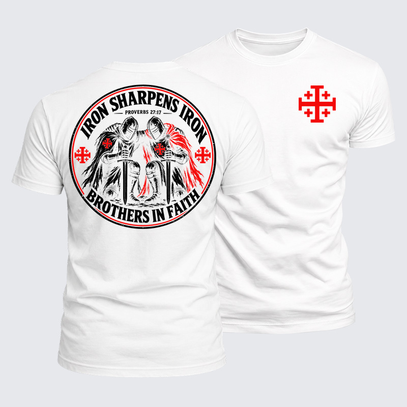 Luxe Mercerized Cotton Tee - Iron Sharpens Iron Brothers In Faith