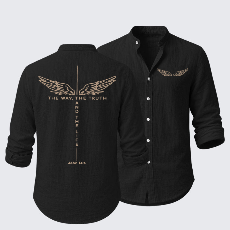 The Way The Truth The Life Resort Casual Shirt