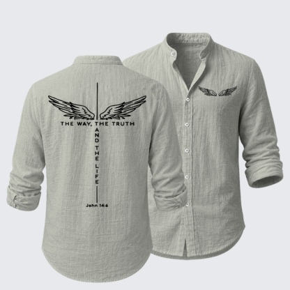 The Way The Truth The Life Resort Casual Shirt