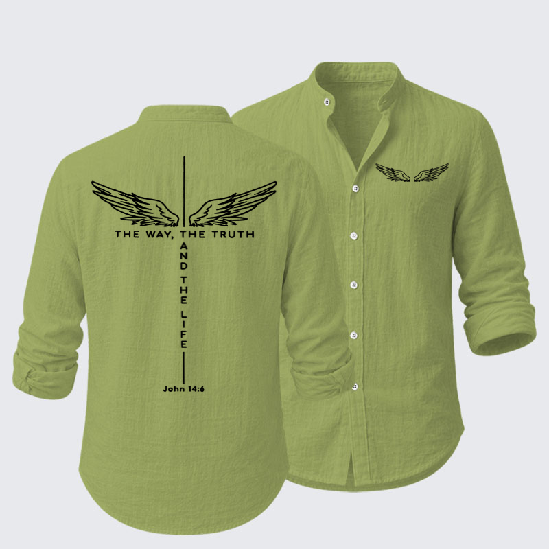 The Way The Truth The Life Resort Casual Shirt