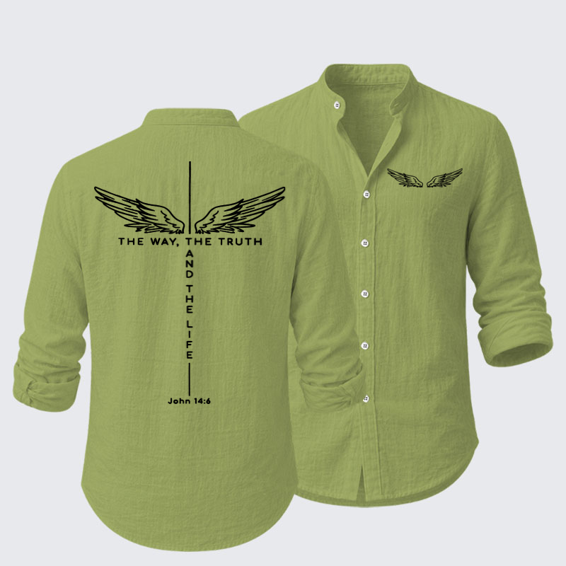 The Way The Truth The Life Resort Casual Shirt