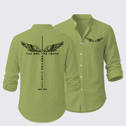 The Way The Truth The Life Resort Casual Shirt