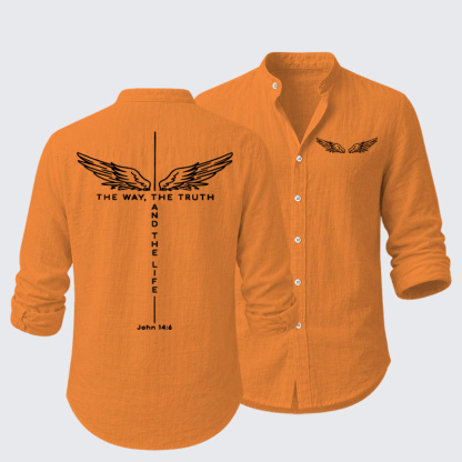 The Way The Truth The Life Resort Casual Shirt