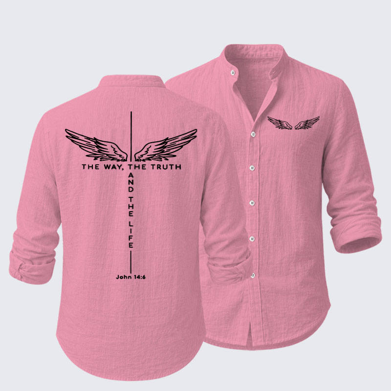 The Way The Truth The Life Resort Casual Shirt