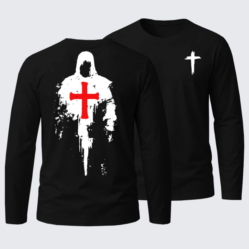 Long Sleeve Cotton Tee - The Saviour 