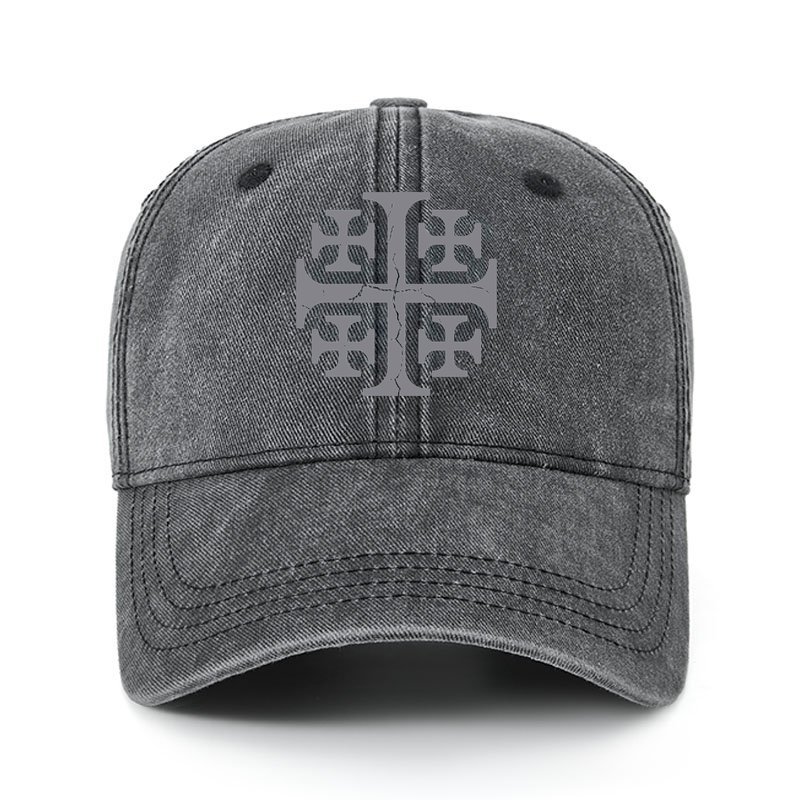 Heritage Washed Cap - Jesus Cross Christ