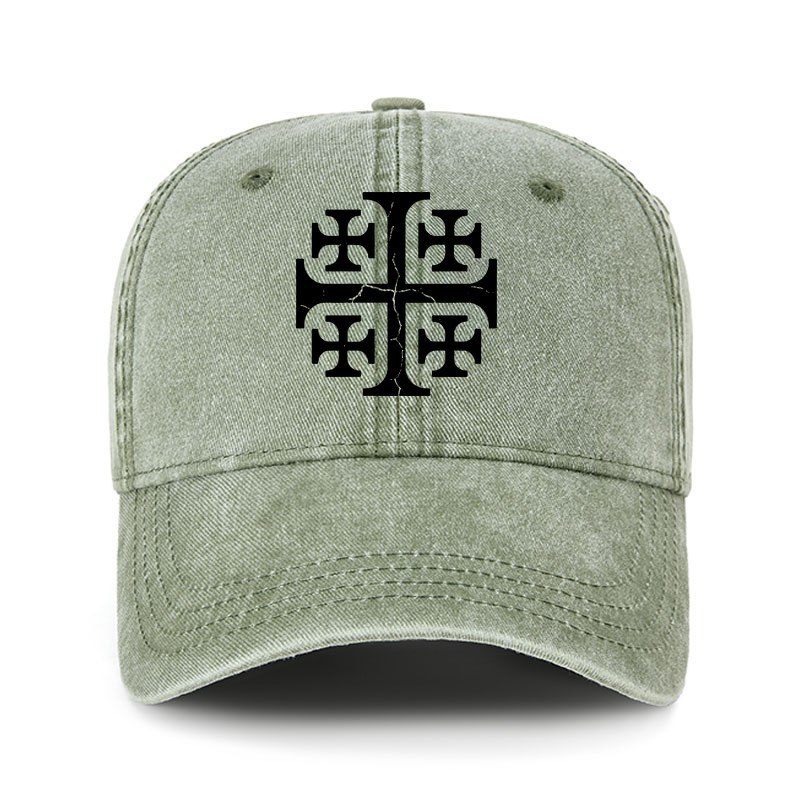 Heritage Washed Cap - Deus Vult