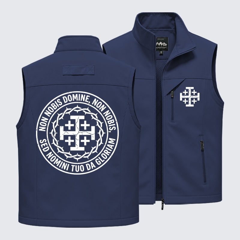 Non Nobis Domine, Non Nobis, Sed Nomini Tuo Da Gloriam Outdoor Quick-dry Vest