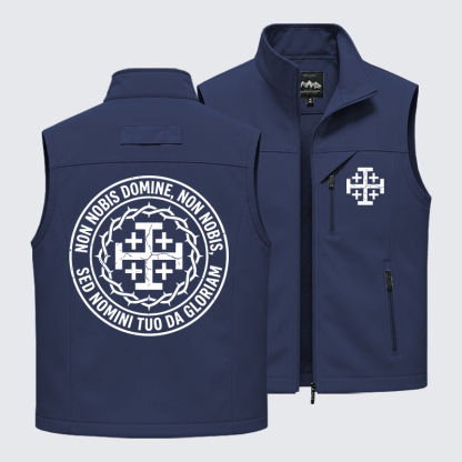 Non Nobis Domine, Non Nobis, Sed Nomini Tuo Da Gloriam Outdoor Quick-dry Vest